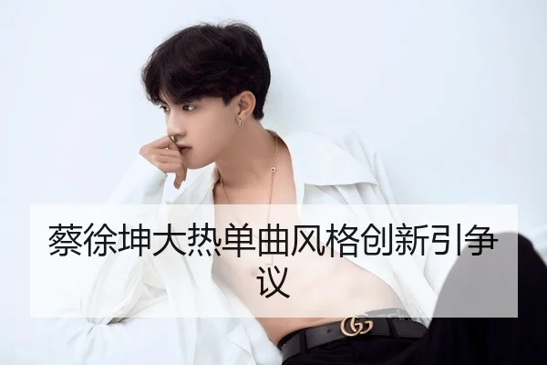 蔡徐坤大热单曲风格创新引争议